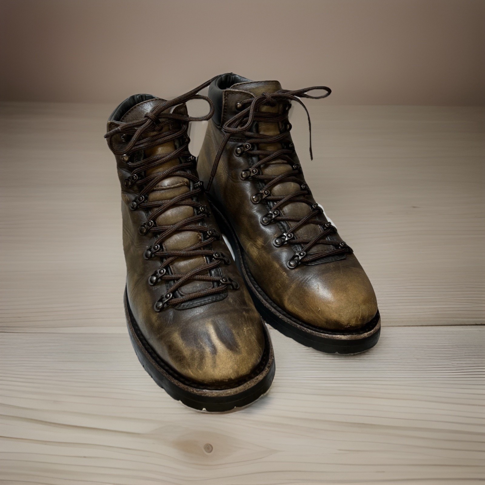 Thursday Boots Commander Jasper Leather Moc Toe Boots Men's 12.5 Goodyear Welt